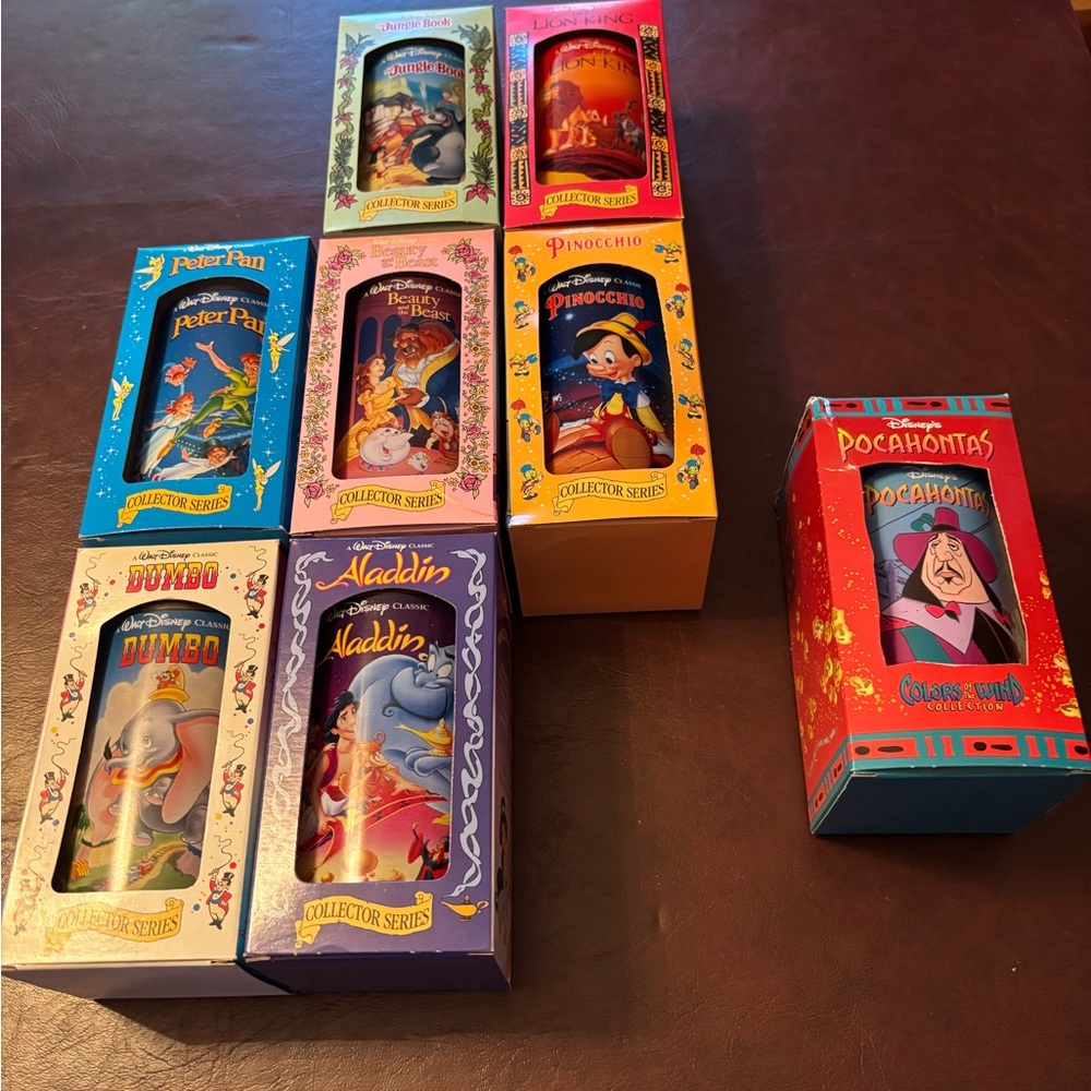 Vintage 1994 Burger King Disney glasses